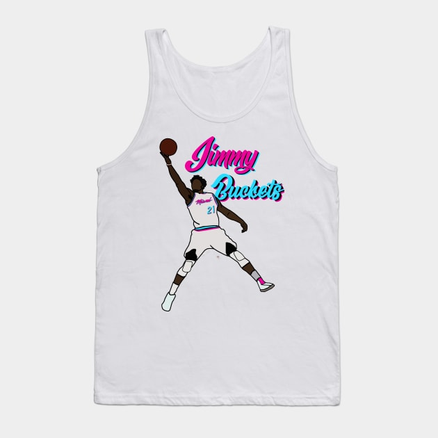 Jimmy Butler 'Jimmy Butler' - NBA Miami Heat Tank Top by xavierjfong